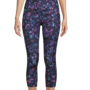 Avia Women's Active Performance Print Capri High Waist w Side Pockets (XS-L)
